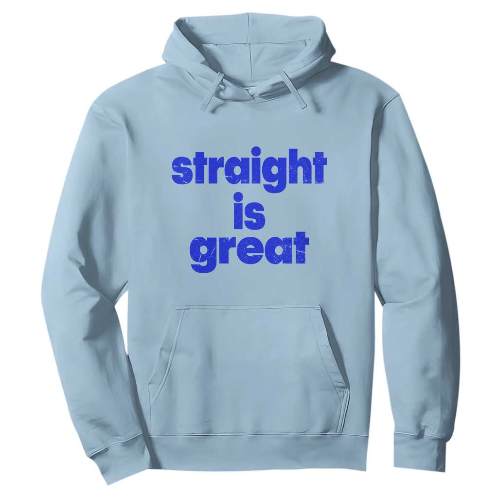 Straight Is Great Hoodie Funny LGBT Boot Camp Instructor