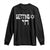 Funny Hebrew Long Sleeve Shirt Getting Chai Jewish Vintage David Star TS11 Black Print Your Wear