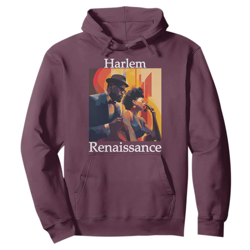 Harlem Renaissance Hoodie Jazz Music 1920s Black History Month TS11 Maroon Print Your Wear