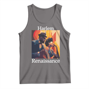 Harlem Renaissance Tank Top Jazz Music 1920s Black History Month TS11 Deep Heather Print Your Wear