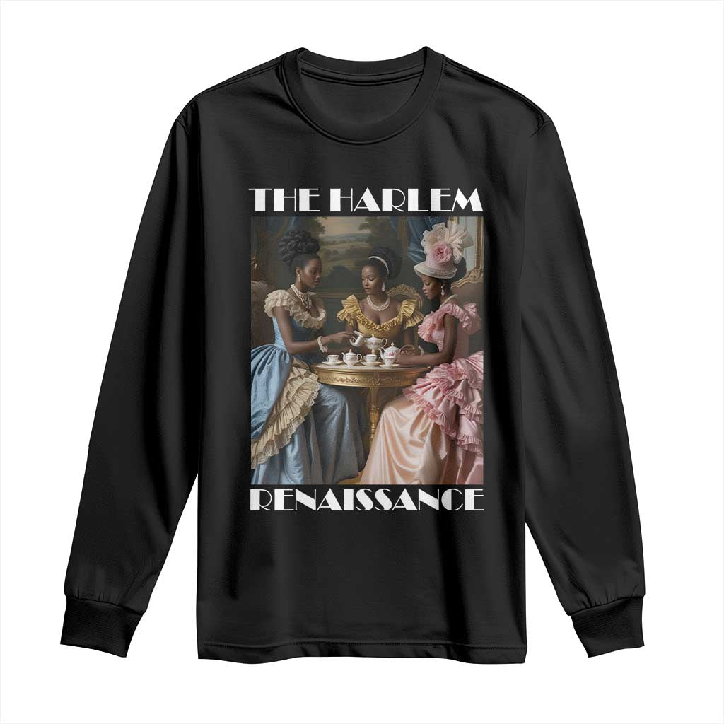 The Harlem Renaissance Long Sleeve Shirt African American Historical Black History Month TS11 Black Print Your Wear