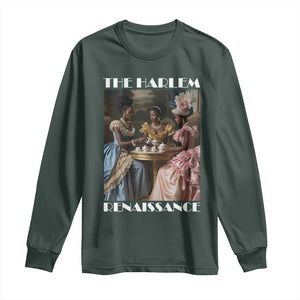 The Harlem Renaissance Long Sleeve Shirt African American Historical Black History Month TS11 Dark Forest Green Print Your Wear