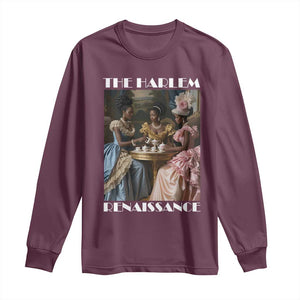 The Harlem Renaissance Long Sleeve Shirt African American Historical Black History Month TS11 Maroon Print Your Wear