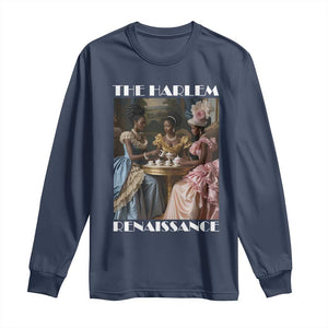 The Harlem Renaissance Long Sleeve Shirt African American Historical Black History Month TS11 Navy Print Your Wear