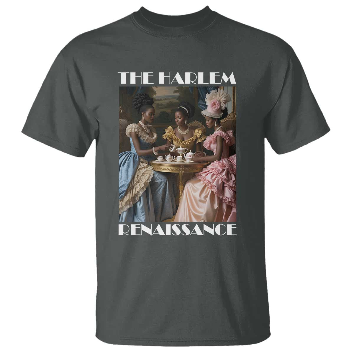 The Harlem Renaissance T Shirt African American Historical Black History Month TS11 Dark Heather Print Your Wear
