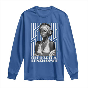 The Harlem Renaissance Long Sleeve Shirt Black Woman 1920s Black History Month TS11 Royal Blue Print Your Wear