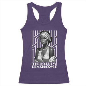The Harlem Renaissance Racerback Tank Top Black Woman 1920s Black History Month TS11 Purple Print Your Wear