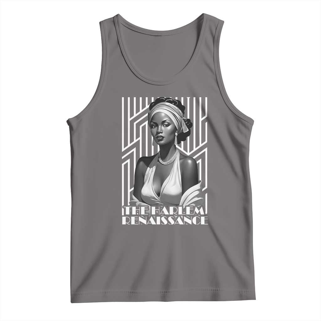 The Harlem Renaissance Tank Top Black Woman 1920s Black History Month TS11 Deep Heather Print Your Wear