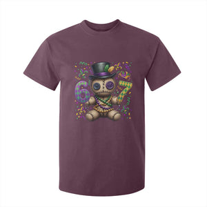 Funny Mardi Gras 67 Voodoo Doll T Shirt For Kid Fat Tuesday Six Seven Meme TS11 Maroon Print Your Wear