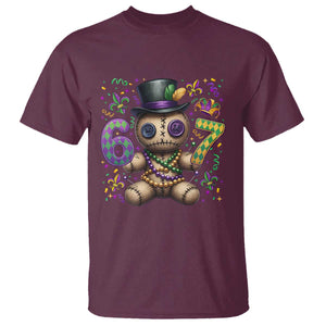 Funny Mardi Gras 67 Voodoo Doll T Shirt Fat Tuesday Six Seven Meme TS11 Maroon Print Your Wear