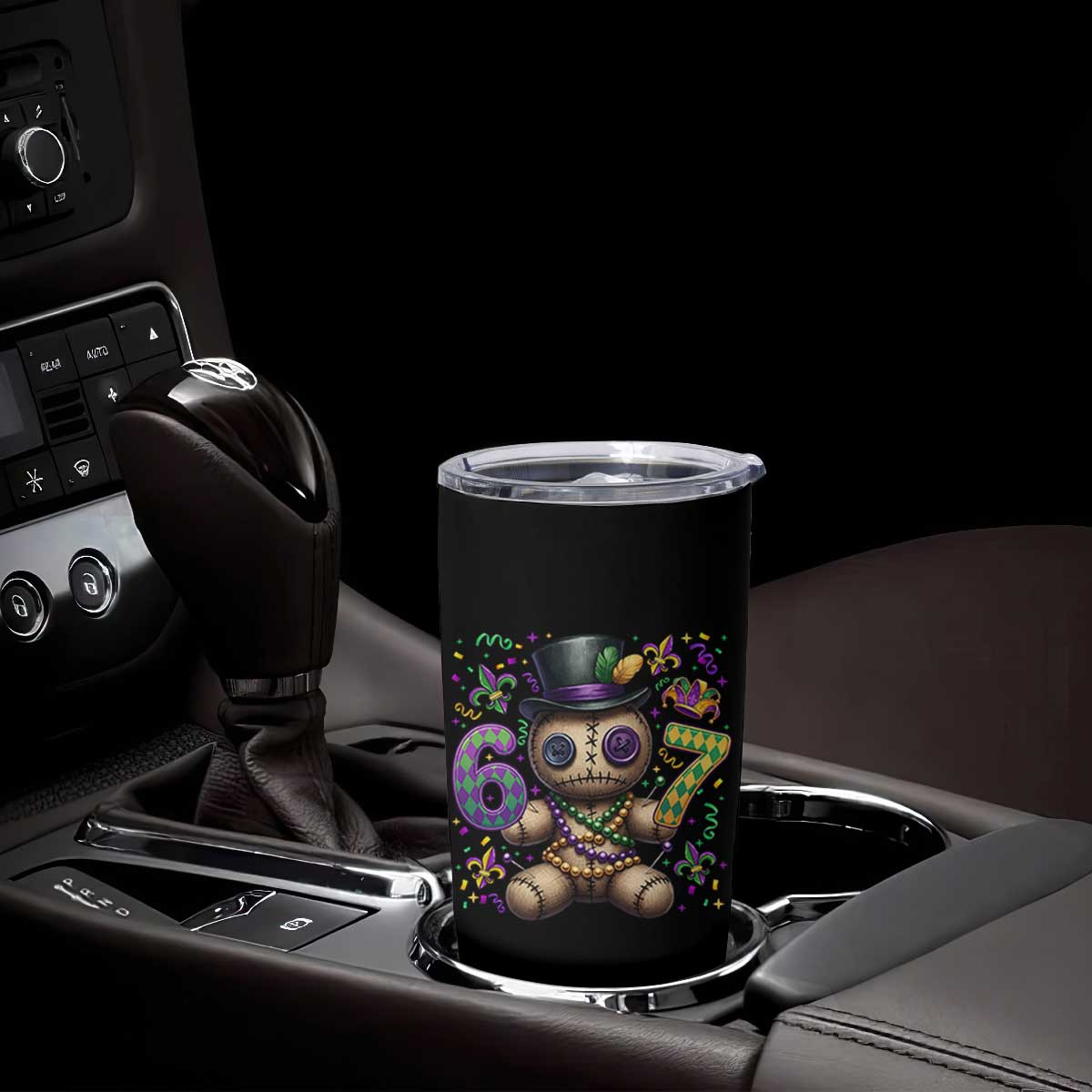 Funny Mardi Gras 67 Voodoo Doll Tumbler Cup Fat Tuesday Six Seven Meme TS11 Print Your Wear
