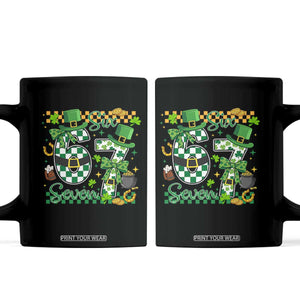 67 St Patricks Day Coffee Mug Funny Six Seven Meme Lucky Shamrock TS11 Black Print Your Wear