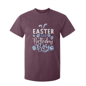 Funny Easter Day Birthday Boy T Shirt For Kid Born On Easter Day Eggs TS11 Maroon Print Your Wear