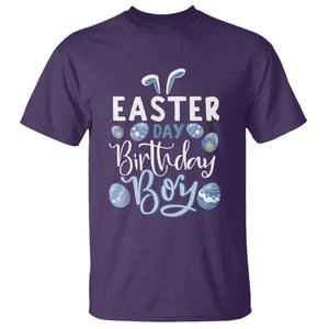 Funny Easter Day Birthday Boy T Shirt Born On Easter Day Eggs TS11 Purple Print Your Wear