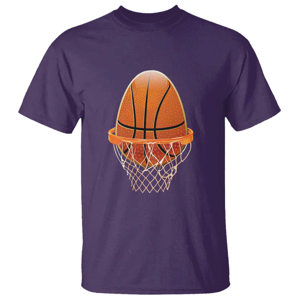 Funny Easter Egg Basketball Sport Lover T Shirt TS11 Purple Print Your Wear