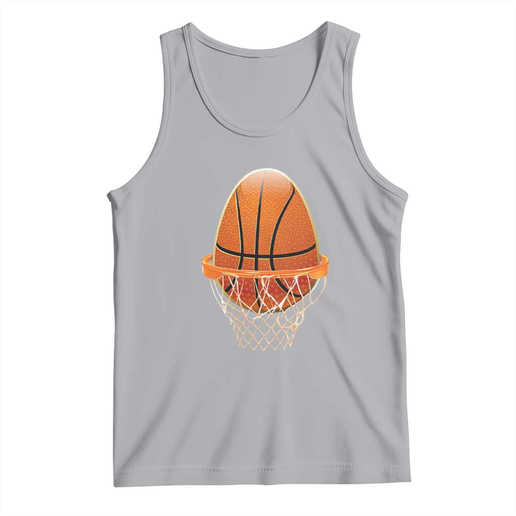 Funny Easter Egg Basketball Sport Lover Tank Top TS11 Athletic Heather Print Your Wear