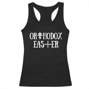 Orthodox Easter Orthodox Christian Faith Jesus Cross Racerback Tank Top TS11 Black Print Your Wear