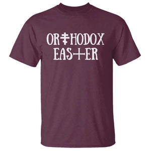 Orthodox Easter Orthodox Christian Faith Jesus Cross T Shirt TS11 Maroon Print Your Wear
