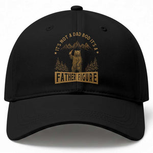 Funny It's Not A Dad Bod It's A Father Figure Baseball Cap Bear Beer Father's Day TS11 Print Your Wear