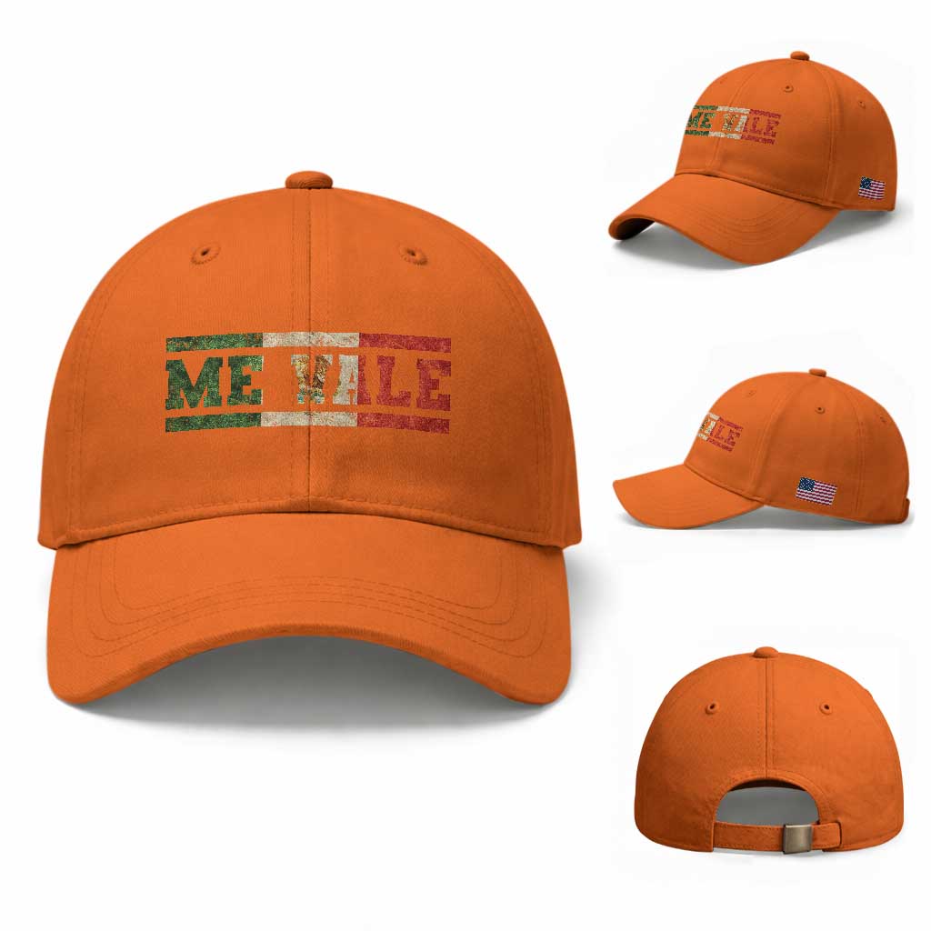 Me Vale Mexican Flag Latino Spanish Slang Baseball Cap TS11 Baseball Cap Universal Fit Orange Print Your Wear