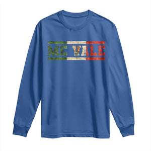 Me Vale Mexican Flag Latino Spanish Slang Long Sleeve Shirt TS11 Royal Blue Print Your Wear
