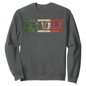 Me Vale Mexican Flag Latino Spanish Slang Sweatshirt TS11 Dark Heather Print Your Wear
