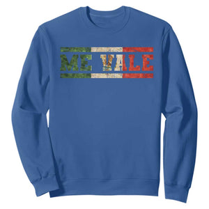 Me Vale Mexican Flag Latino Spanish Slang Sweatshirt TS11 Royal Blue Print Your Wear