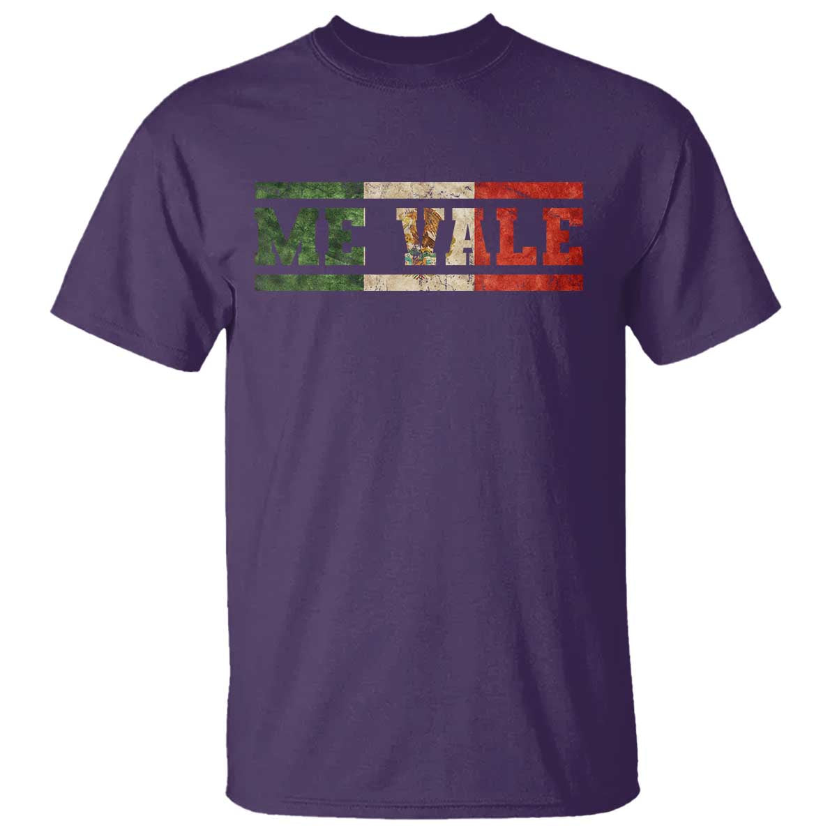 Me Vale Mexican Flag Latino Spanish Slang T Shirt TS11 Purple Print Your Wear