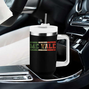 Me Vale Mexican Flag Latino Spanish Slang Tumbler With Handle TS11 Print Your Wear
