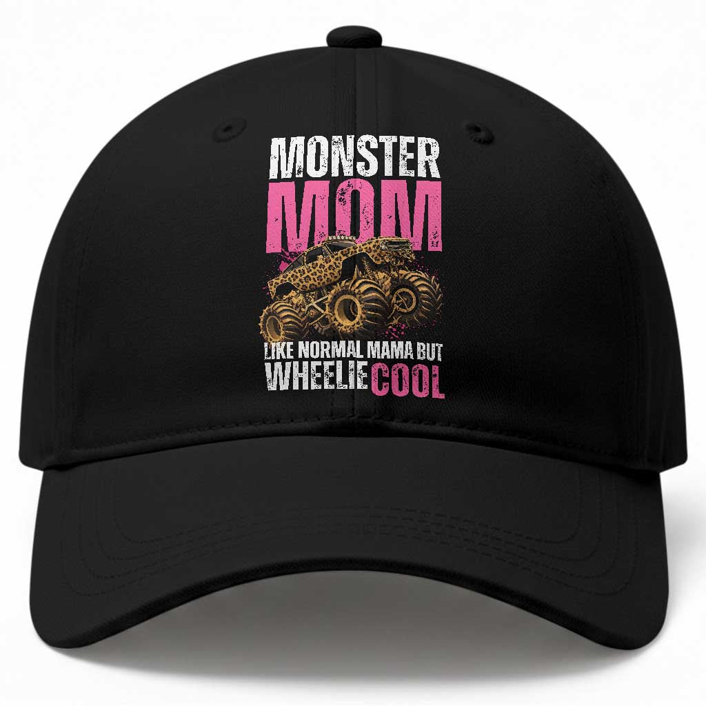 Monster Mom Like Normal Mama But Wheelie Cool Baseball Cap Monster Truck Mama TS11 Print Your Wear