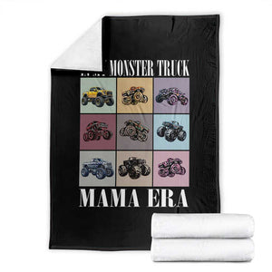 In My Monster Truck Mama Era Throw Blanket TS11 Black Print Your Wear