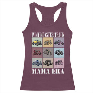 In My Monster Truck Mama Era Racerback Tank Top TS11 Maroon Print Your Wear