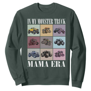In My Monster Truck Mama Era Sweatshirt TS11 Dark Forest Green Print Your Wear