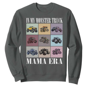 In My Monster Truck Mama Era Sweatshirt TS11 Dark Heather Print Your Wear