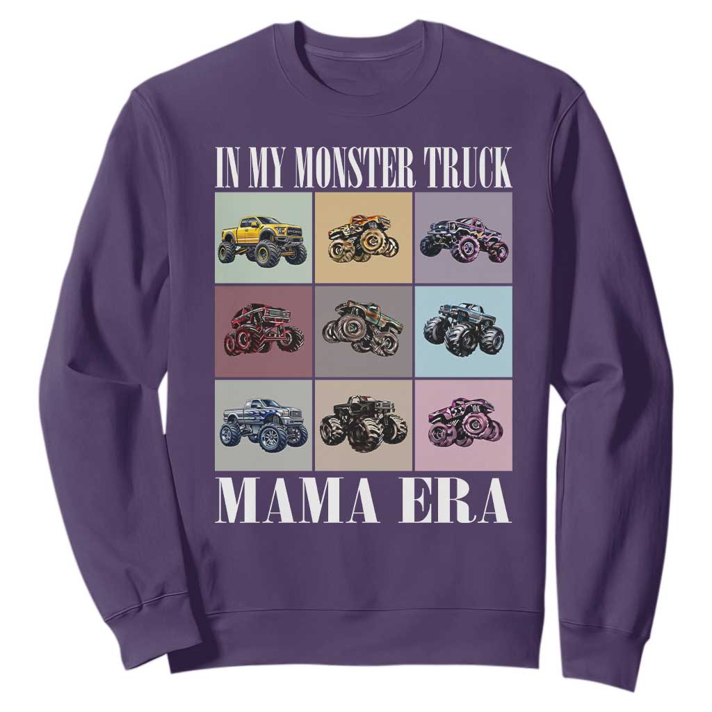 In My Monster Truck Mama Era Sweatshirt TS11 Purple Print Your Wear