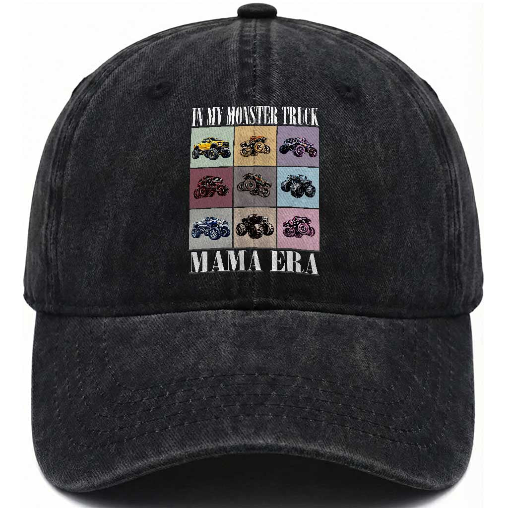 In My Monster Truck Mama Era Washed Cotton Baseball Cap TS11 Print Your Wear