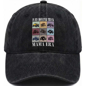 In My Monster Truck Mama Era Washed Cotton Baseball Cap TS11 Print Your Wear