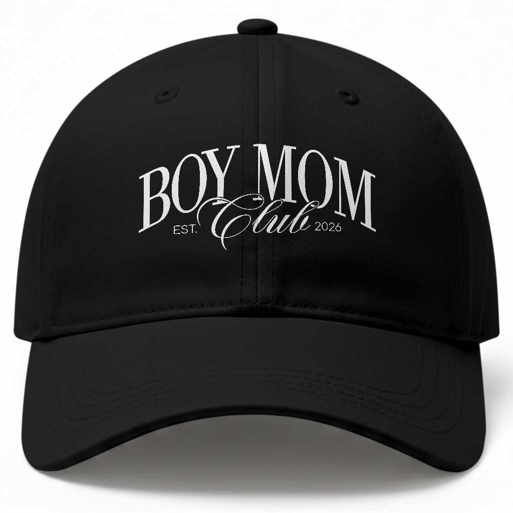 Boy Mom Club 2026 Baseball Cap Funny Mother's Day Gift TS11 Print Your Wear