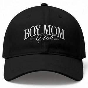 Boy Mom Club 2026 Baseball Cap Funny Mother's Day Gift TS11 Print Your Wear