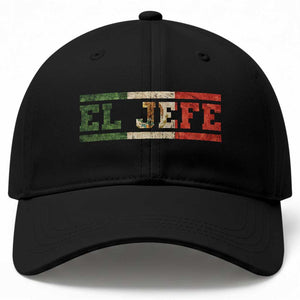 El Jefe Baseball Cap Funny Mexican Boss Spanish Slang TS11 Print Your Wear
