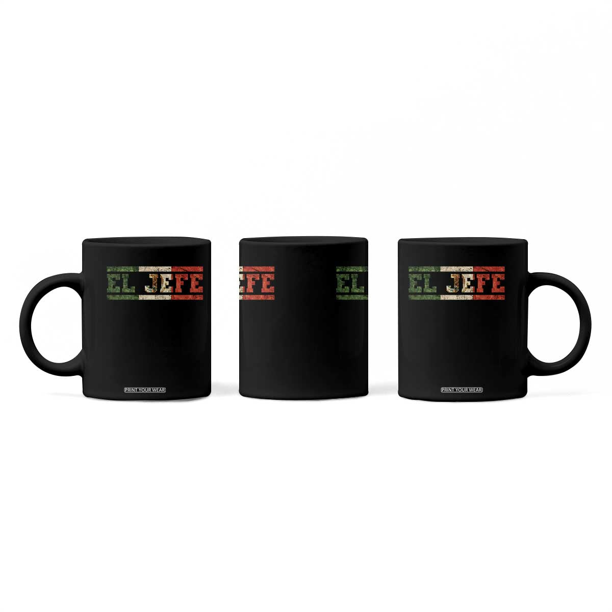 El Jefe Coffee Mug Funny Mexican Boss Spanish Slang TS11 Print Your Wear
