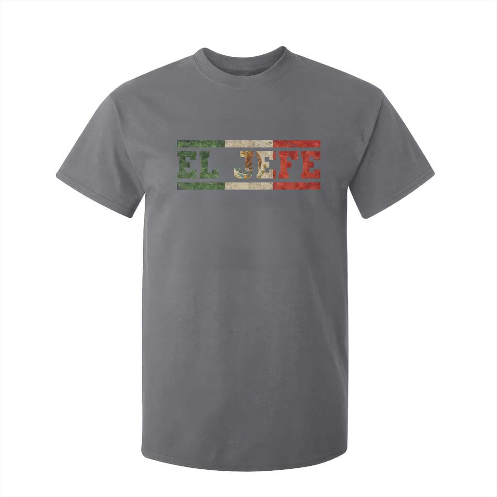 El Jefe T Shirt For Kid Funny Mexican Boss Spanish Slang TS11 Charcoal Print Your Wear