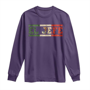 El Jefe Long Sleeve Shirt Funny Mexican Boss Spanish Slang TS11 Purple Print Your Wear
