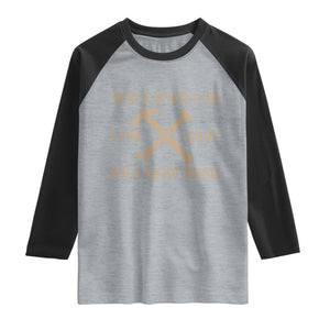 Thats What I Do I Fix Stuff And I Know Things Raglan Shirt Funny Handyman Dad TS11 Heather Gray Black Print Your Wear