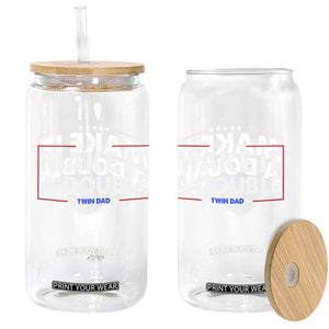 Make It A Double Twin Dad Glass Can Soon to Be Daddy Funny Father's Day TS11 Print Your Wear
