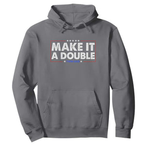 Make It A Double Twin Dad Hoodie Soon to Be Daddy Funny Father's Day TS11 Charcoal Print Your Wear