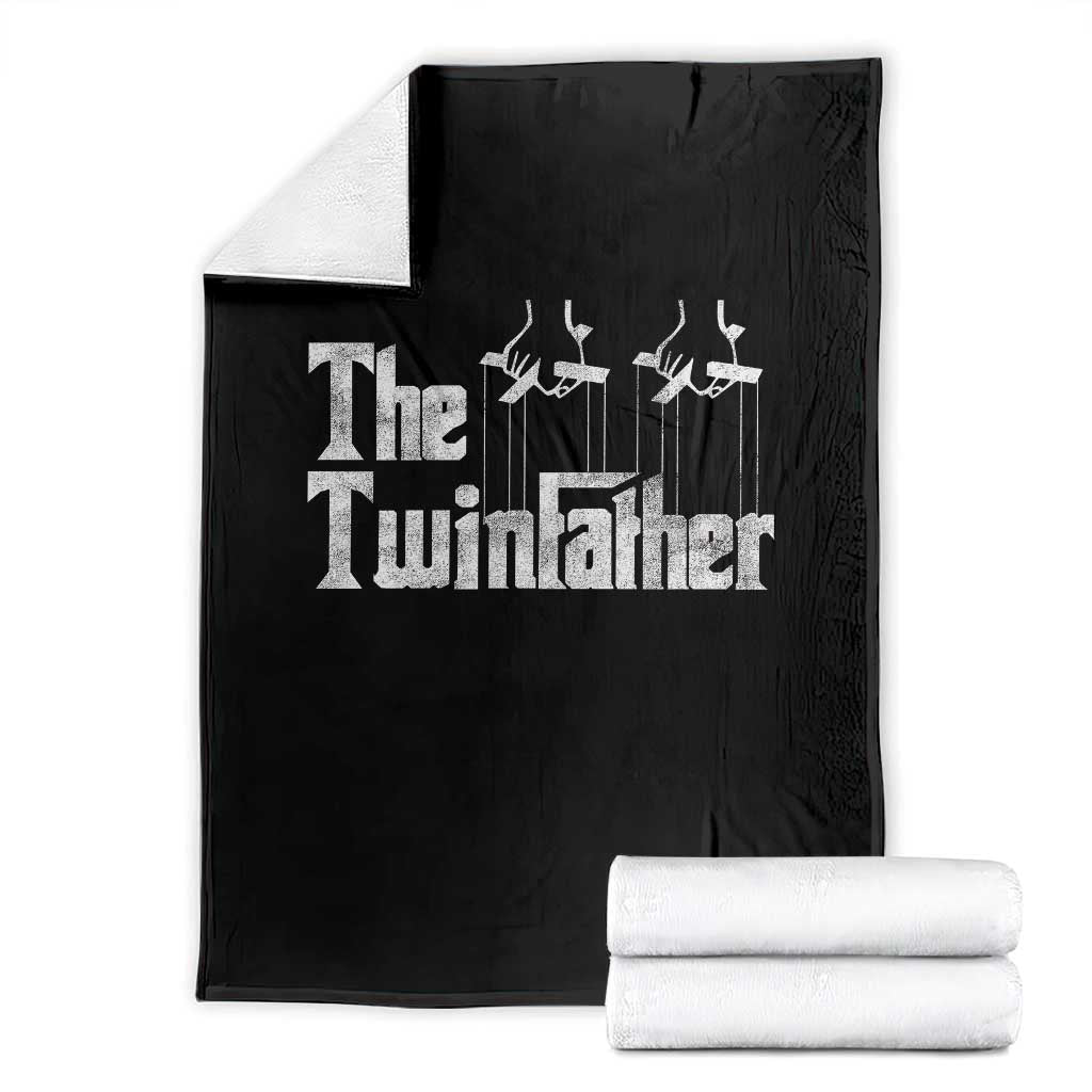 The Twinfather Throw Blanket Funny Dad Of Twins Fathers Day TS11 Black Print Your Wear