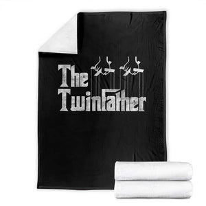 The Twinfather Throw Blanket Funny Dad Of Twins Fathers Day TS11 Black Print Your Wear