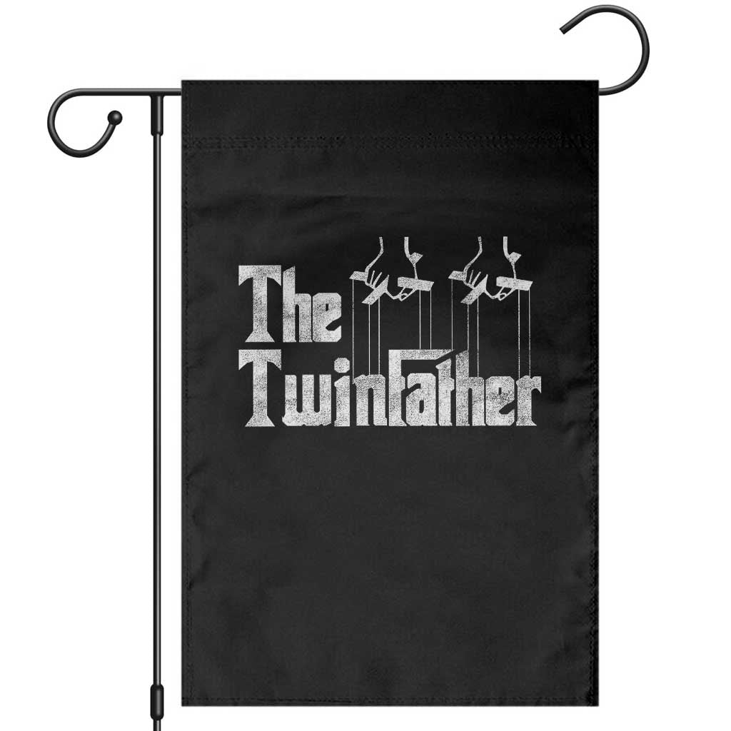 The Twinfather Garden Flag Funny Dad Of Twins Fathers Day TS11 Black Print Your Wear