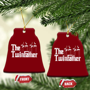 The Twinfather Ceramic Ornament Funny Dad Of Twins Fathers Day TS11 Print Your Wear